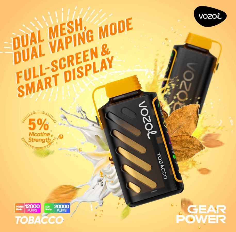 VOZOL Gear Shisha 25000 Puffs vs. VOZOL Gear Power 20000 Puffs: Изключително Пътешествие във Vaping света за България 2025